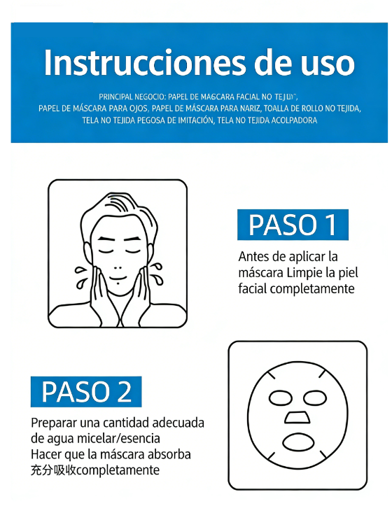 Mascarilla desechable de tela de seda 384: fibra de cobre y amonio, ligera, invisible, adhesiva, transparente y elástica.