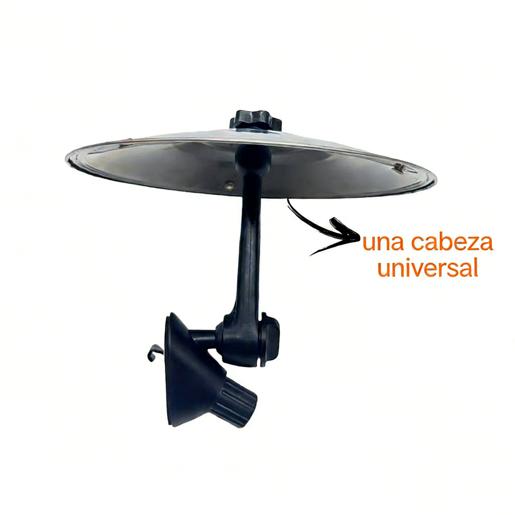 Adorno de Salida de Aire para Auto - Címbalo de Percusión con Sonido al Golpe (Nuevo Modelo)
