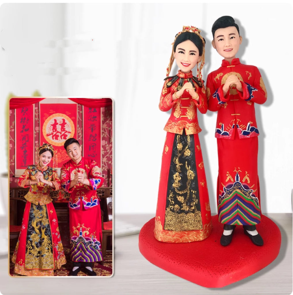 Custom Handmade Clay Figurine – Personalized Mini Sculpture from Photo