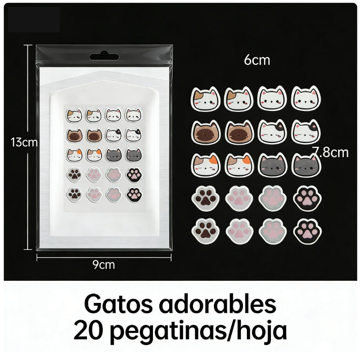 AliExpress In-Stock Cartoon Pimple Patches Cute Cat Paw Ice Cream pe Acne Covering Patch Portable Shaped Acne Clearing Patch Wholesale