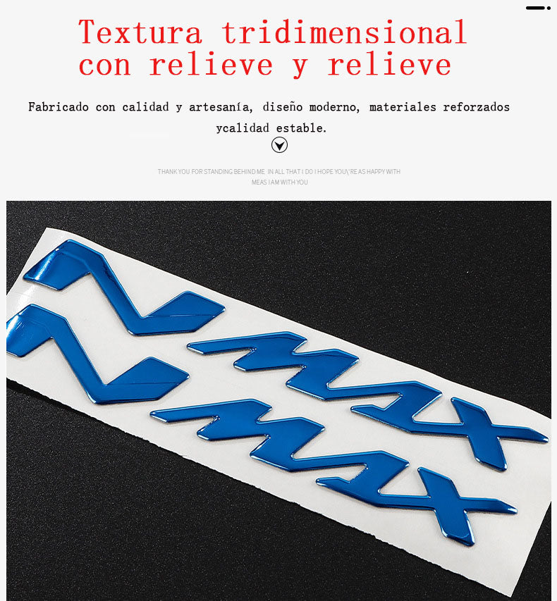 Adhesivos de motocicleta Yamaha modificados, adhesivos para automóviles YAMAHA NMAX 155, 150, 125