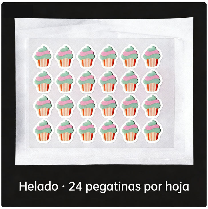 AliExpress In-Stock Cartoon Pimple Patches Cute Cat Paw Ice Cream pe Acne Covering Patch Portable Shaped Acne Clearing Patch Wholesale