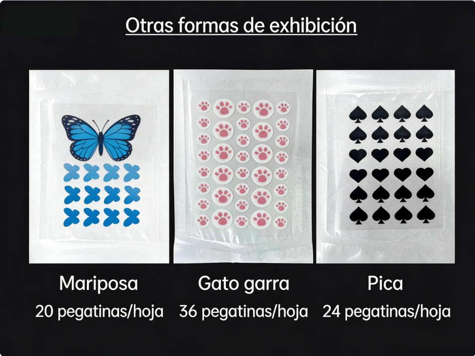 AliExpress In-Stock Cartoon Pimple Patches Cute Cat Paw Ice Cream pe Acne Covering Patch Portable Shaped Acne Clearing Patch Wholesale