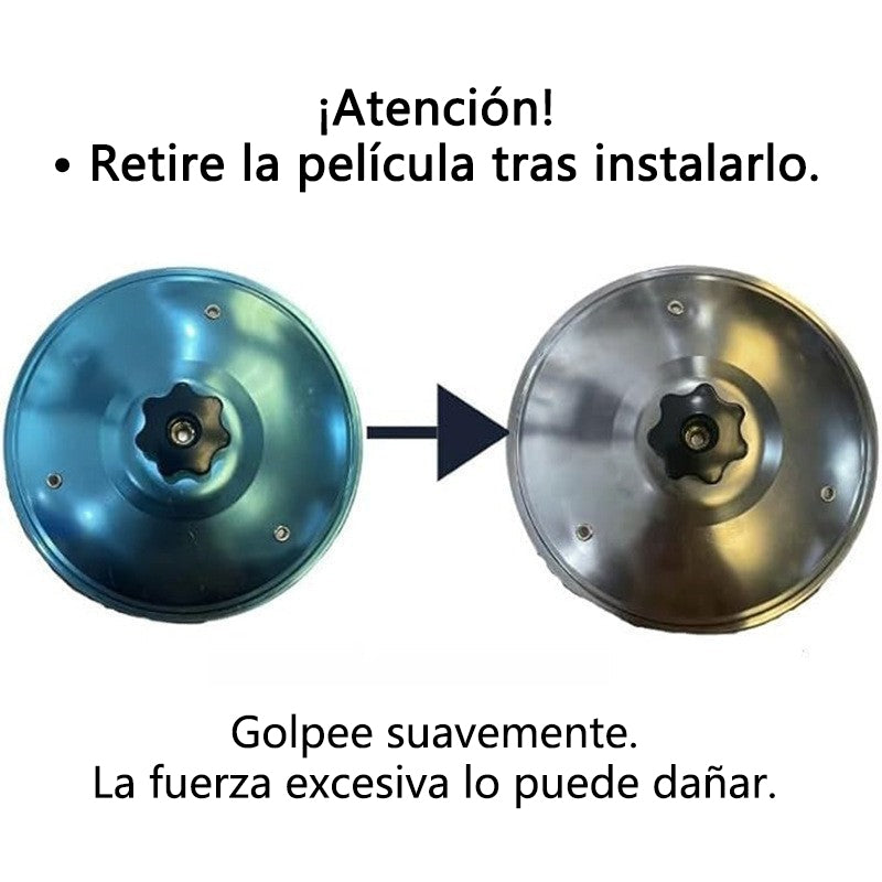 Adorno de Salida de Aire para Auto - Címbalo de Percusión con Sonido al Golpe (Nuevo Modelo)