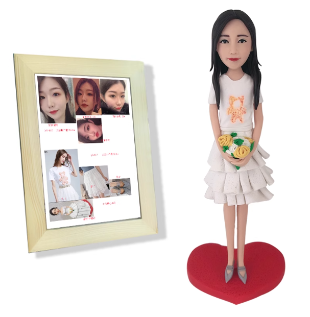 Custom Handmade Clay Figurine – Personalized Mini Sculpture from Photo