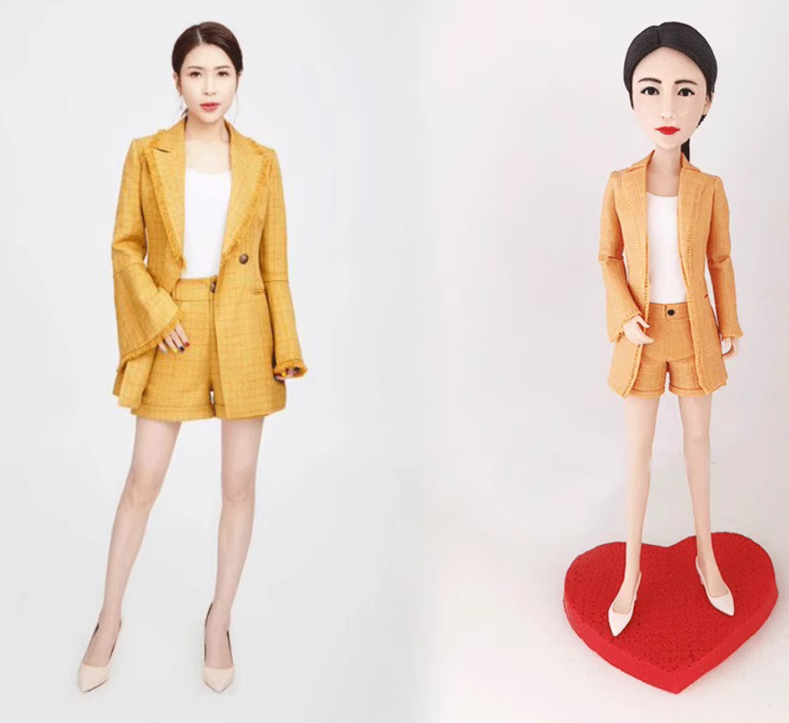 Custom Handmade Clay Figurine – Personalized Mini Sculpture from Photo