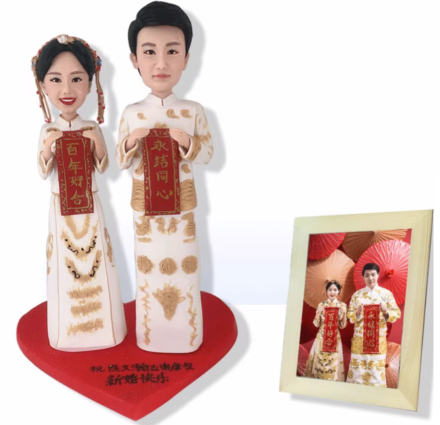 Custom Handmade Clay Figurine – Personalized Mini Sculpture from Photo