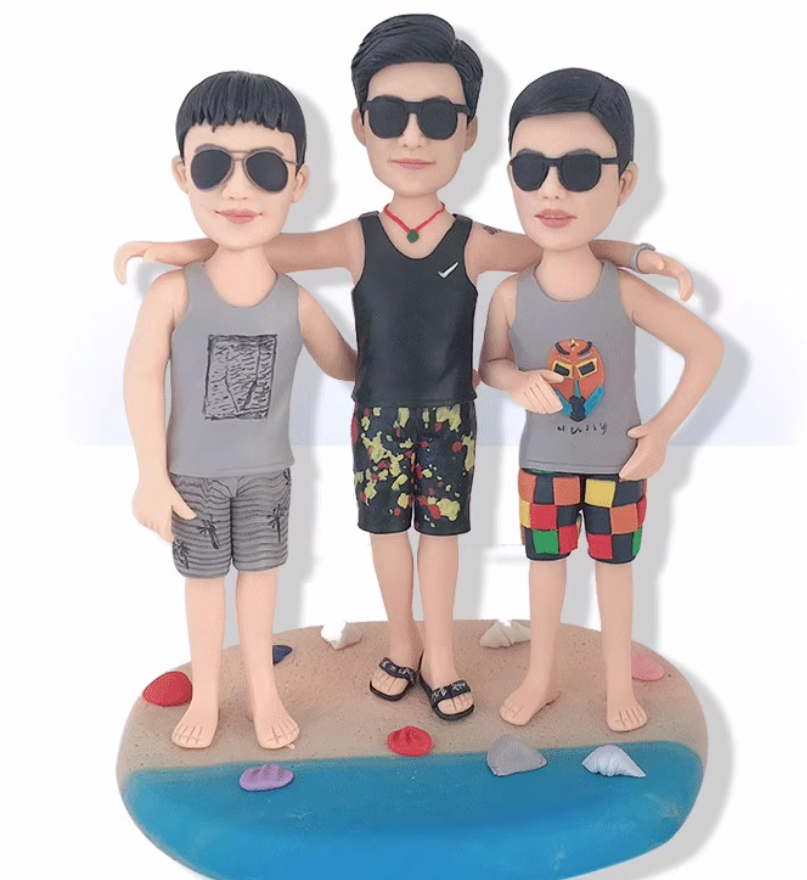 Custom Handmade Clay Figurine – Personalized Mini Sculpture from Photo