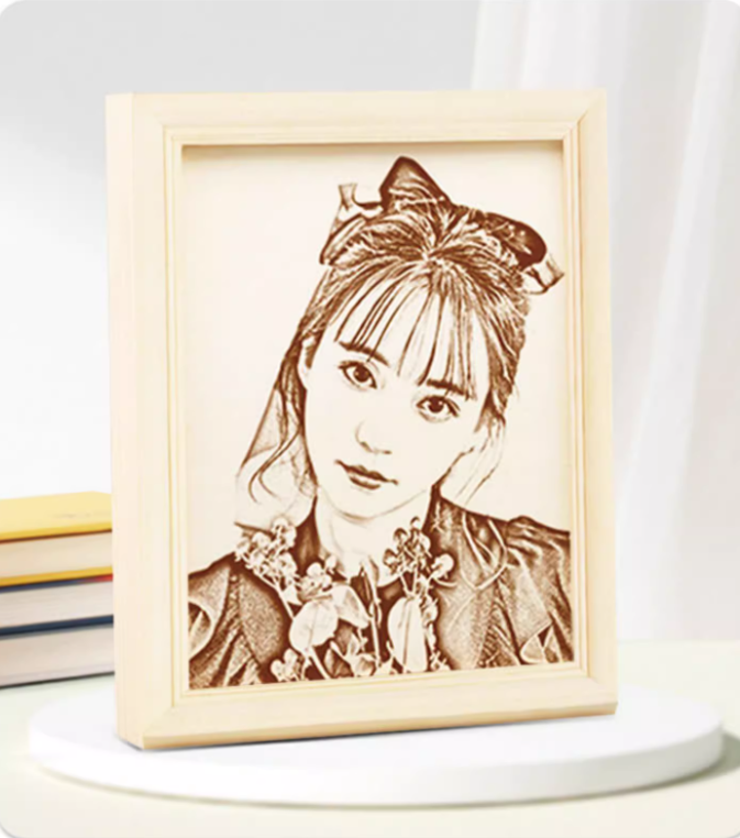 Photo to Wood Art – Hand-Carved Custom Portrait, Unique Personalized Gift